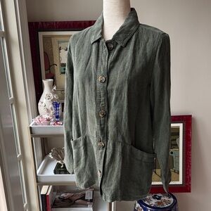 Nicole Miller Olive Utility Jacket